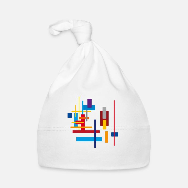 Bauklotz Architektur - Farben Muster Baby Bio-Mütze