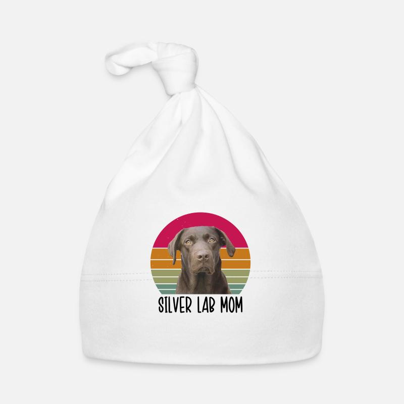 Silver Lab Mom Baby Bio-Mütze