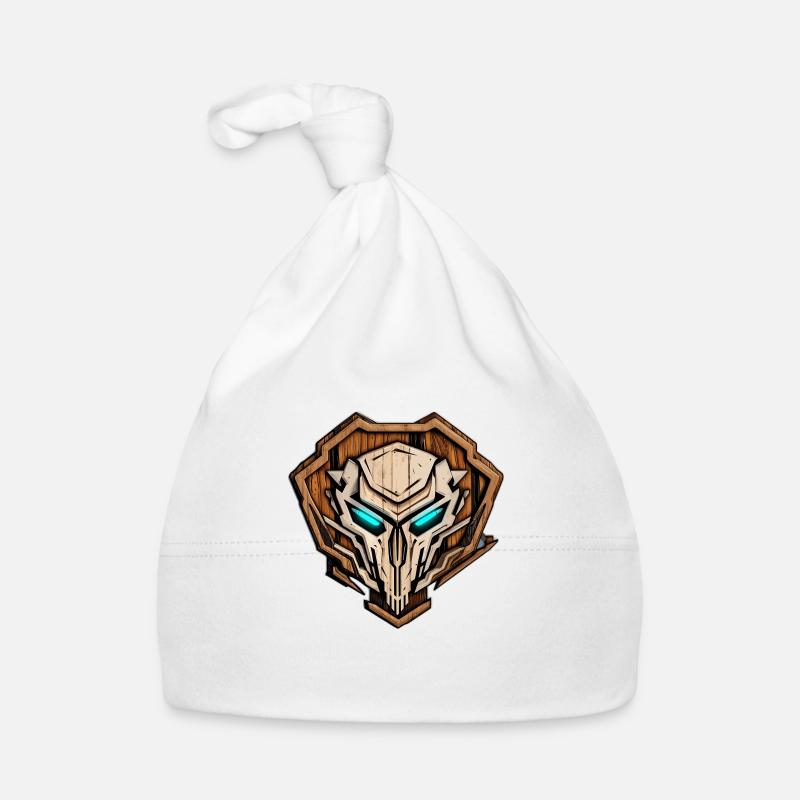Holz Design Logo Baby Bio-Mütze