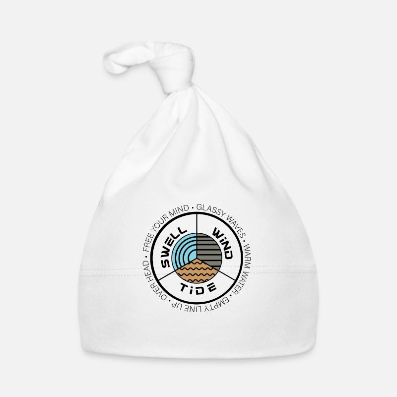 Surfing Surfboard Surfer Geschenkidee Baby Bio-Mütze