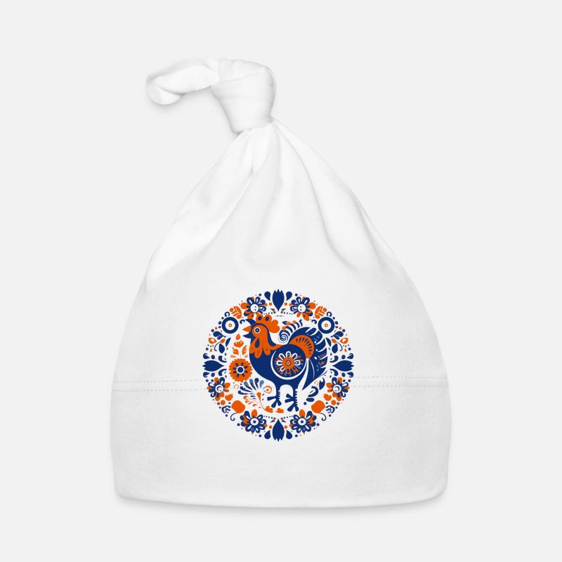 Le coq vintage Bonnet bio Bébé