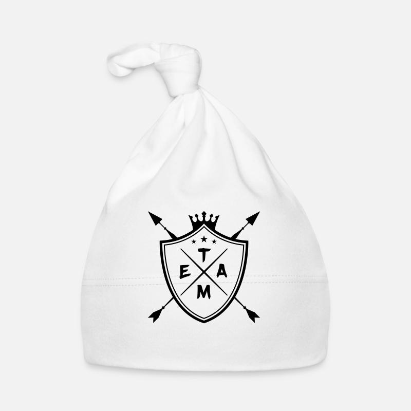 Team Coat of Arms Organic Baby Cap