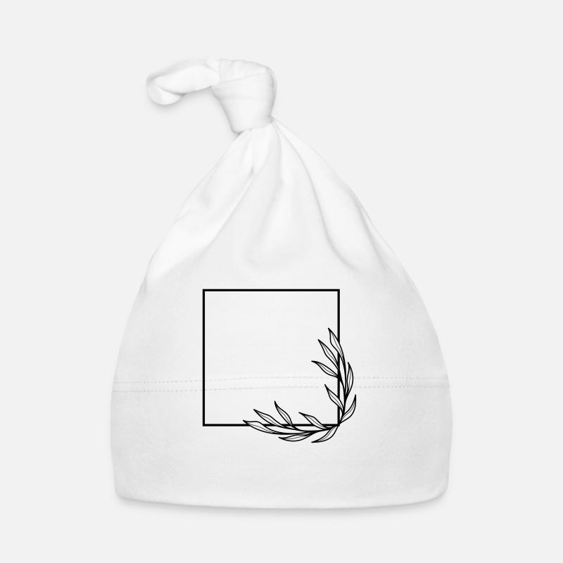 Willow leaf Boho Floral Wreath 6 Baby Bio-Mütze