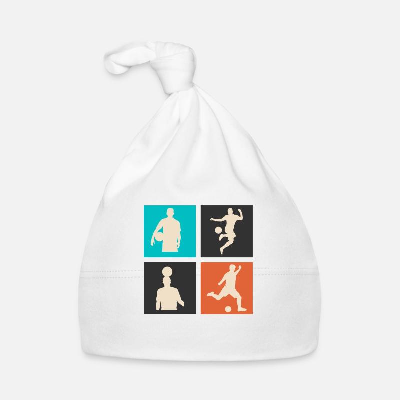 Fußball Variationen Baby Bio-Mütze