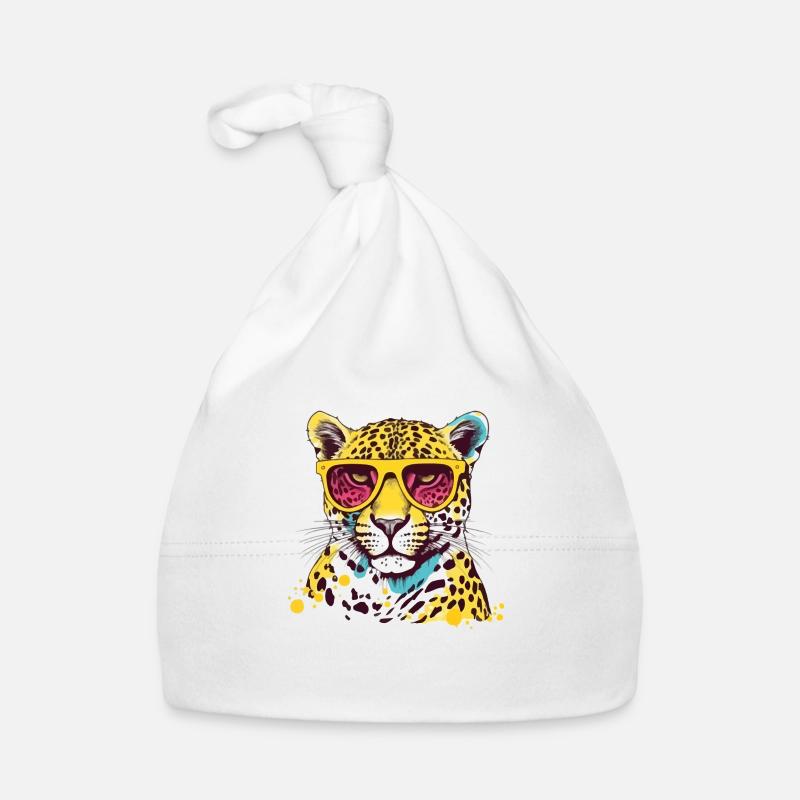 Hek le léopard Bonnet bio Bébé