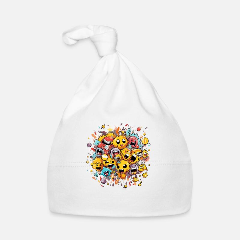 Les smileys n°1 Bonnet bio Bébé