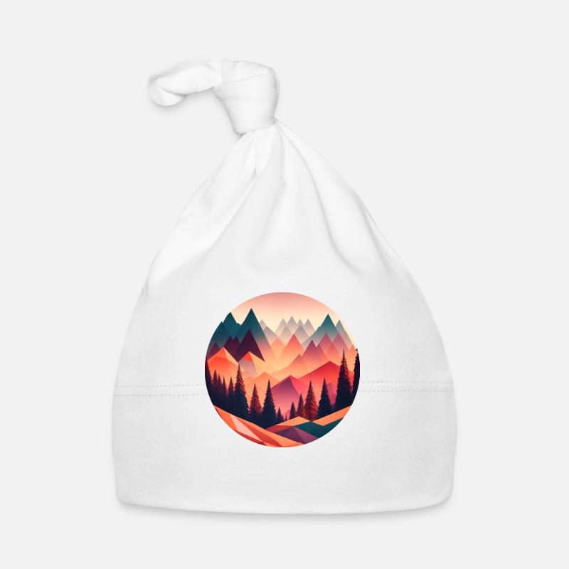 Geometrische Träume Baby Bio-Mütze