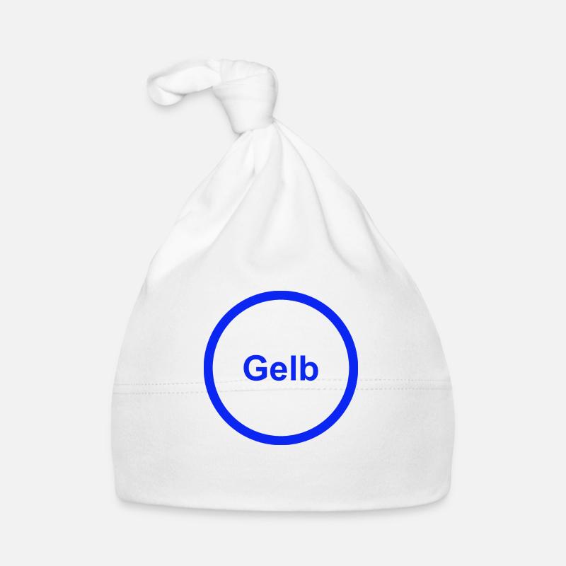 Gelb Baby Bio-Mütze