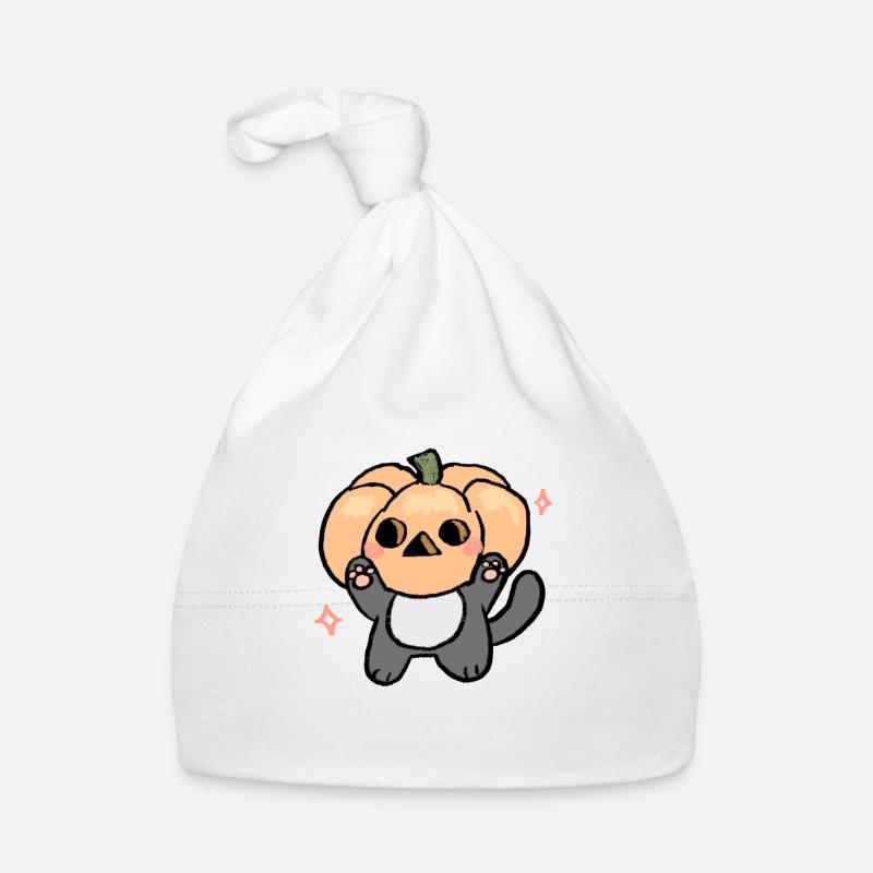 Pumpkitty! Organic Baby Cap