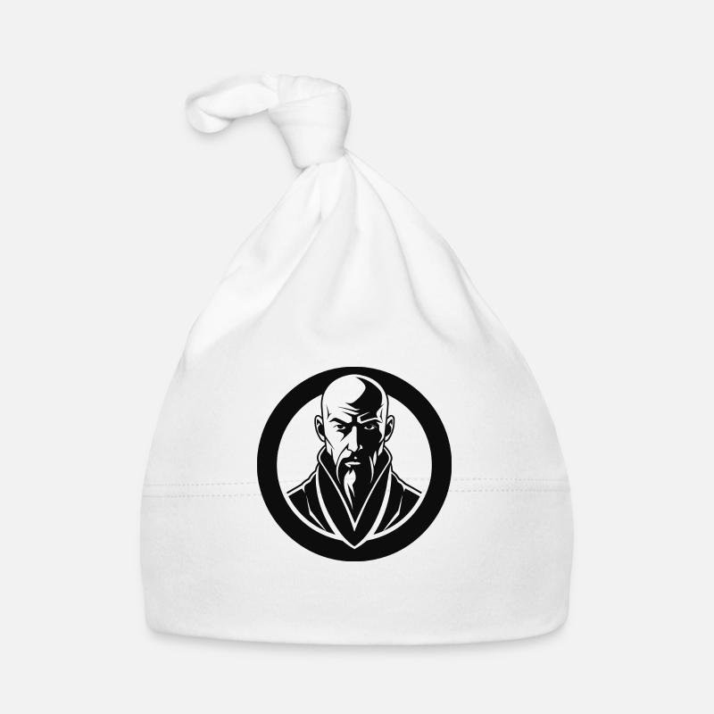 the strict master - Organic Baby Cap - white