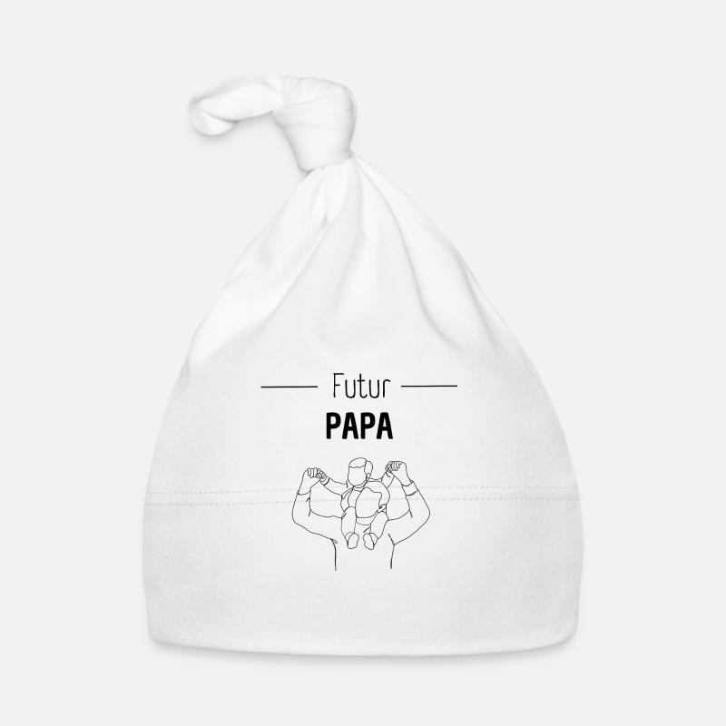 FUTUR PAPA Bonnet bio Bébé