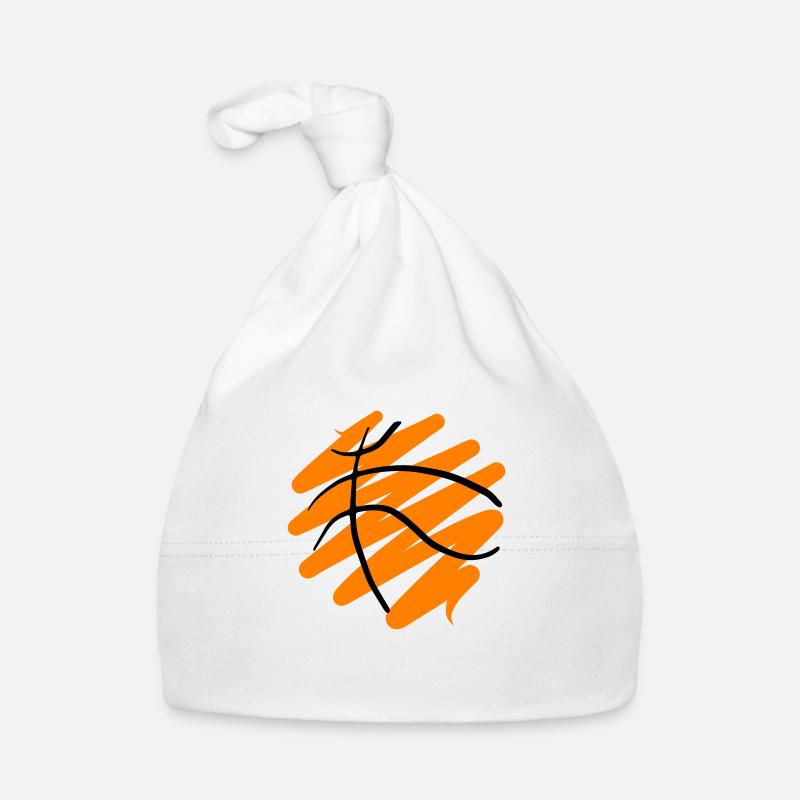 Basket-ball 62 - Bonnet bio Bébé - blanc
