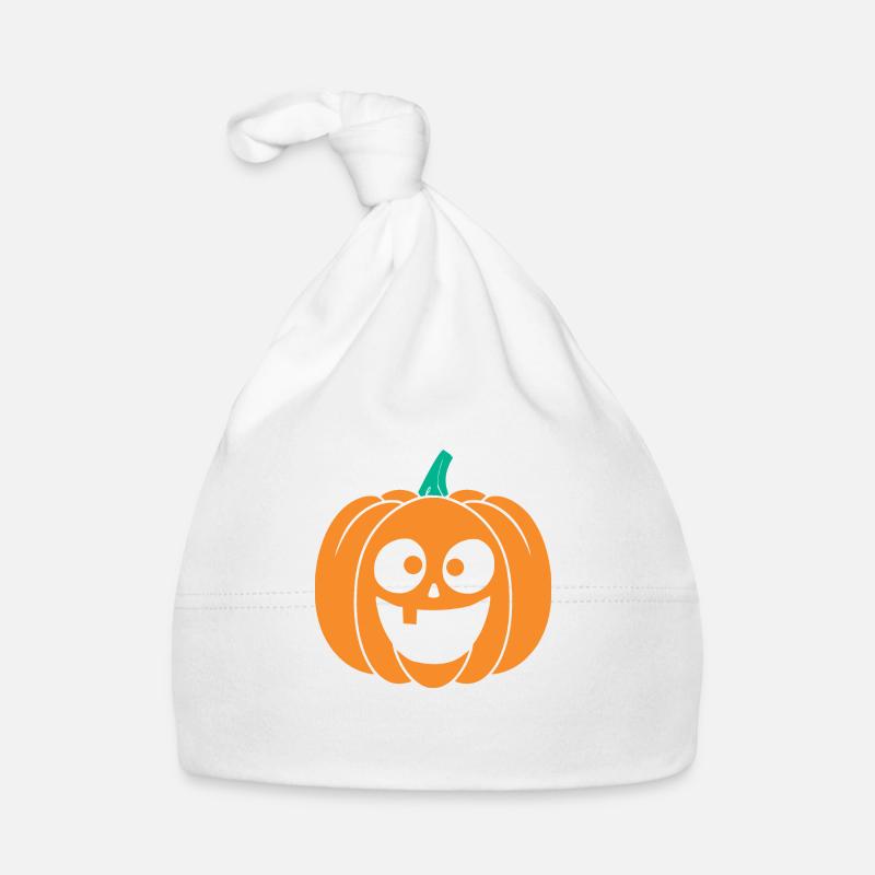 Pumpkin Funny Organic Baby Cap
