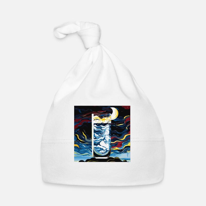 Sternenhimmel durch Glas (Kunstwerksammlung) Baby Bio-Mütze
