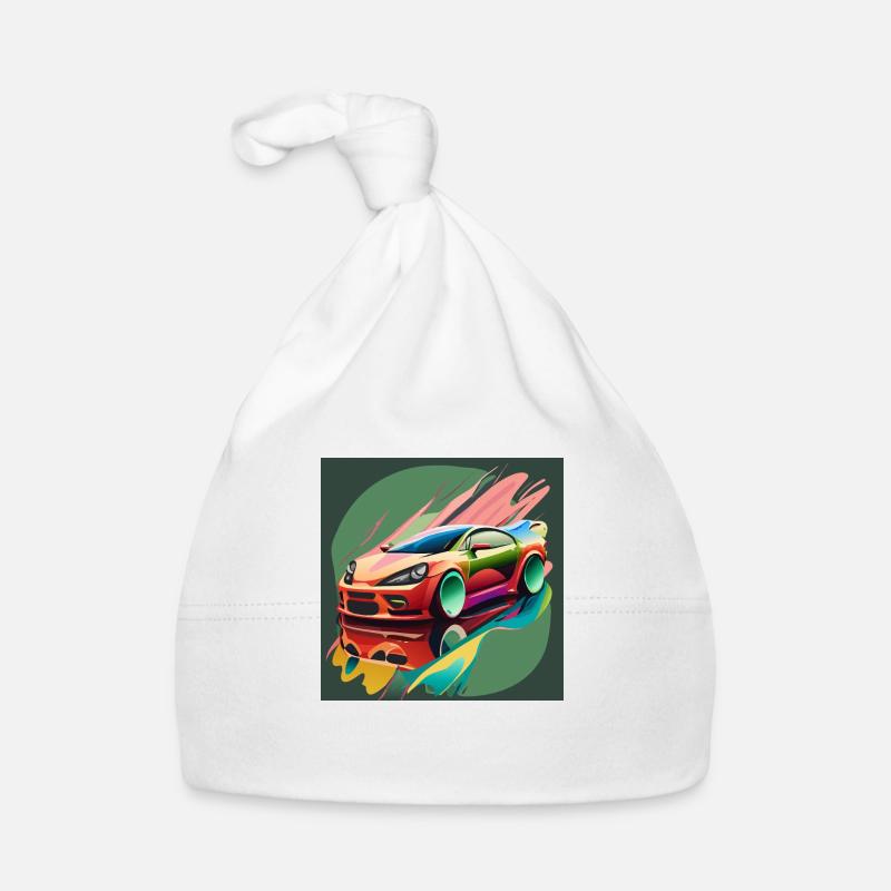Voiture de course Splash Bonnet bio Bébé