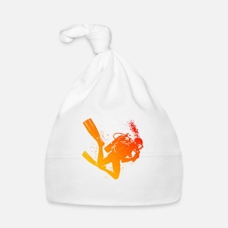 Scuba Diving Men's Diver Diving Diving Organic Baby Cap