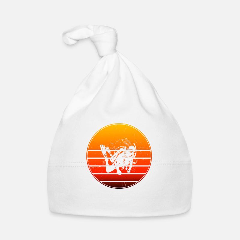 Diver Diving Scuba Diving Men's Diving Organic Baby Cap