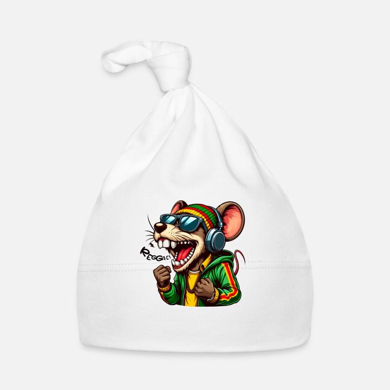Reggae - Baby Bio-Mütze - Weiß