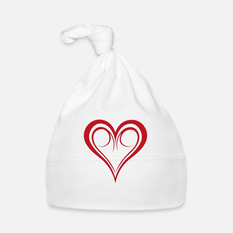 Herz Baby Bio-Mütze