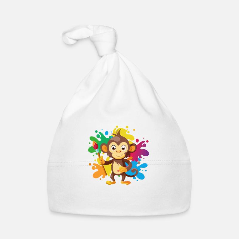 Jungle Junior: Playful Monkey Adventure Bonnet bio Bébé