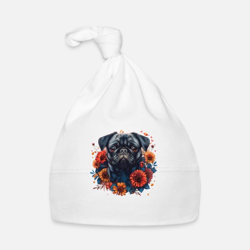 Pug Organic Baby Cap