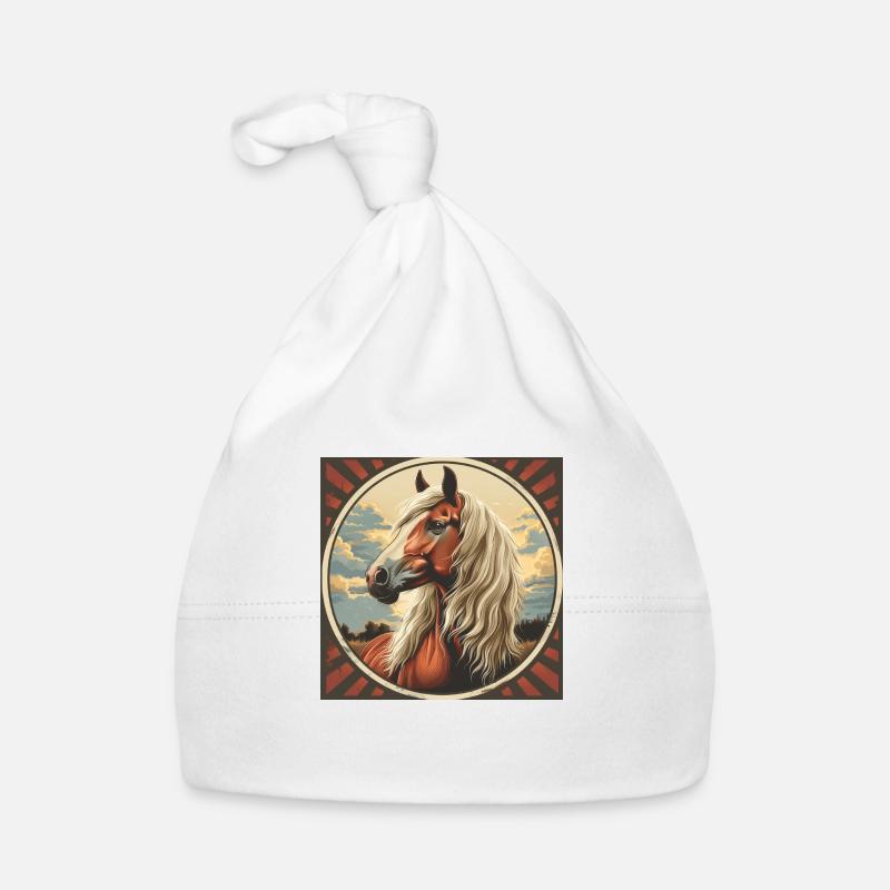 Haflinger Pferd Baby Bio-Mütze
