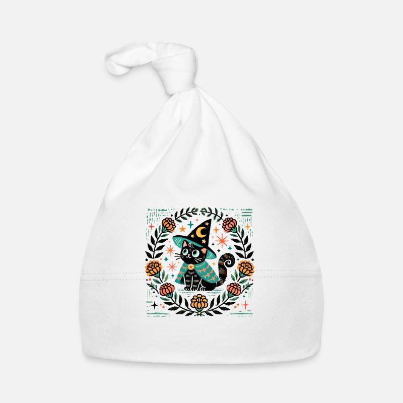 Zauberer Katze Baby Bio-Mütze