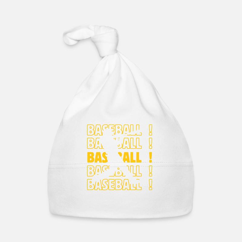 Baseball baseball baseball Organic Baby Cap