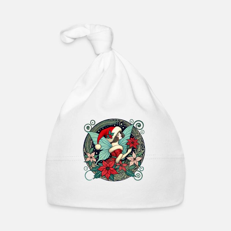 Fée de Noël Bonnet bio Bébé