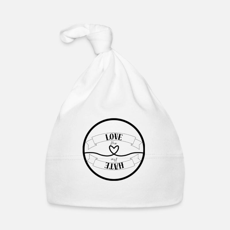Love Me / Hate Me Organic Baby Cap