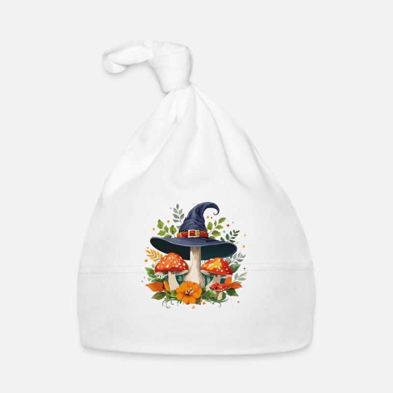 Witch mushroom Organic Baby Cap