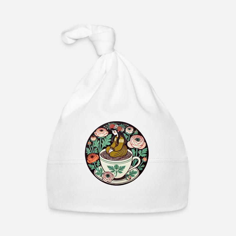 Tea Time Mädchen Baby Bio-Mütze