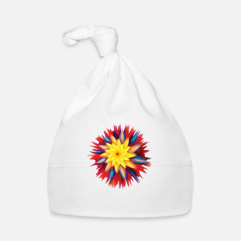 Vibration - Organic Baby Cap - white