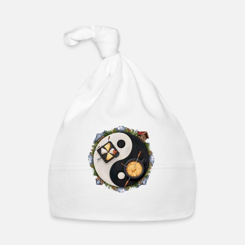 Yin Yang alpine Organic Baby Cap