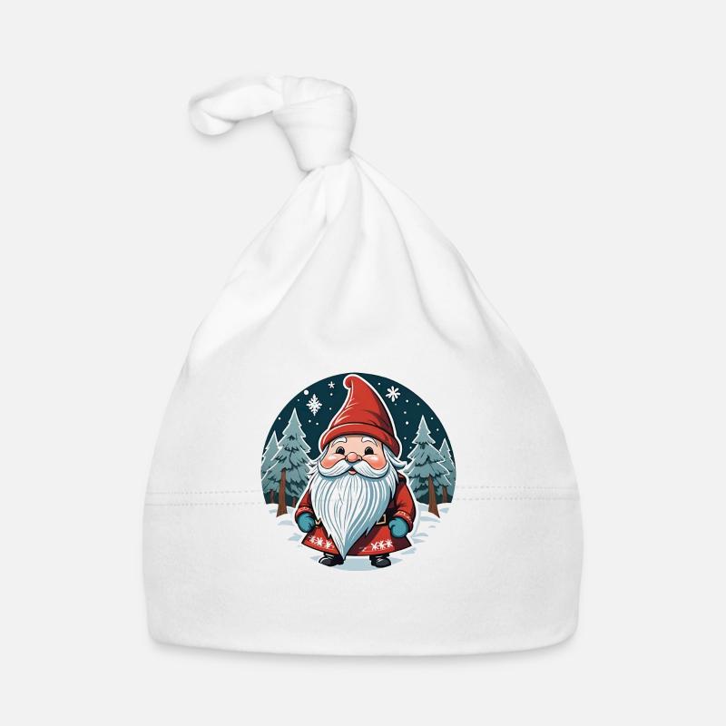 Weihnachtswichtel Baby Bio-Mütze