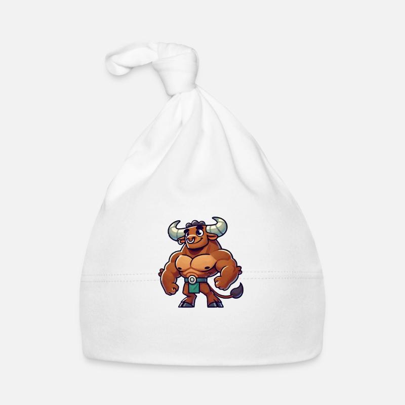 Minotaur Comic Organic Baby Cap