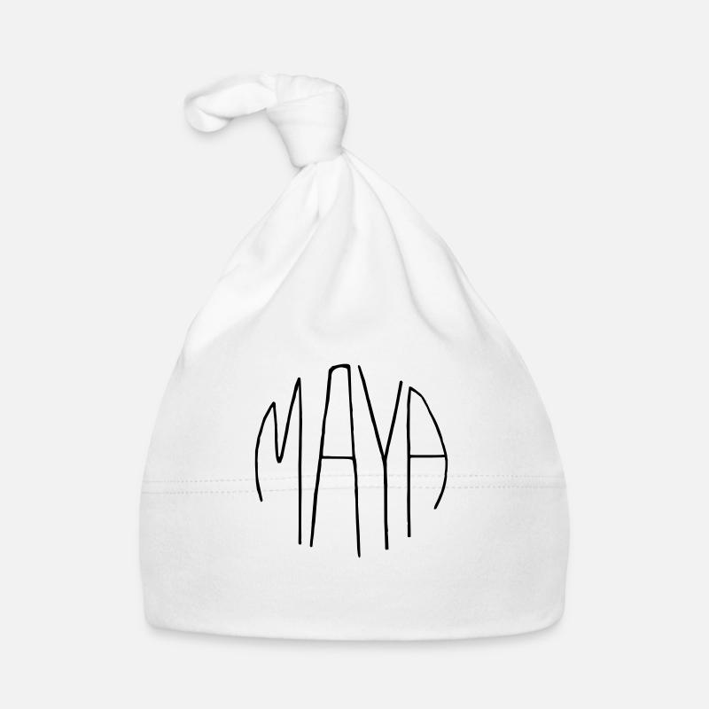 Maya - Baby Bio-Mütze - Weiß