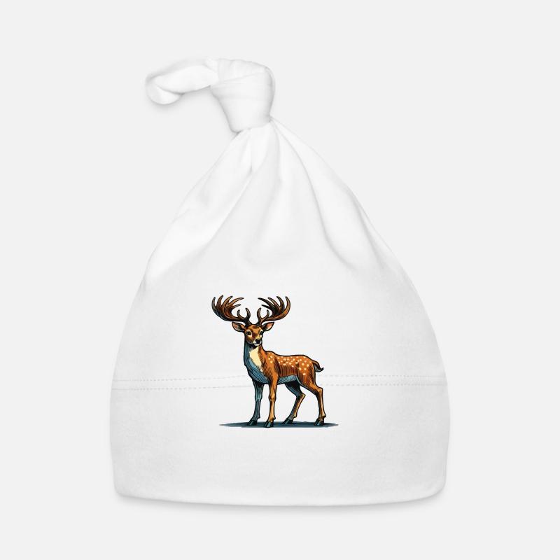 roe deer Organic Baby Cap