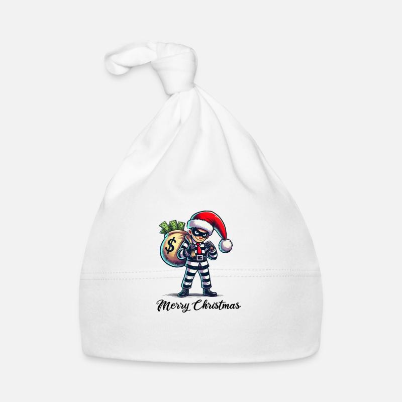 Räuber Weihnachten Baby Bio-Mütze