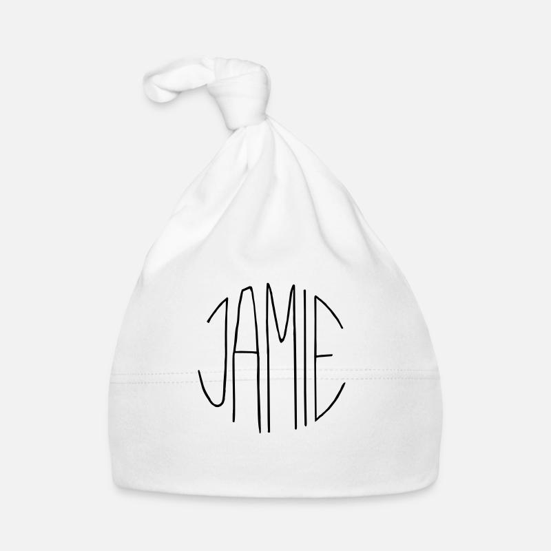 Jamie - Organic Baby Cap - white