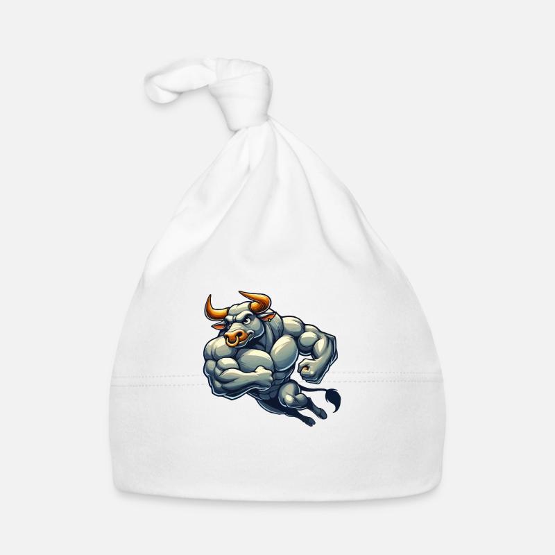 Taurus Comic Organic Baby Cap