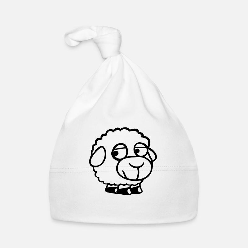 Sheep Sad Shy Introvert Unhappy Organic Baby Cap