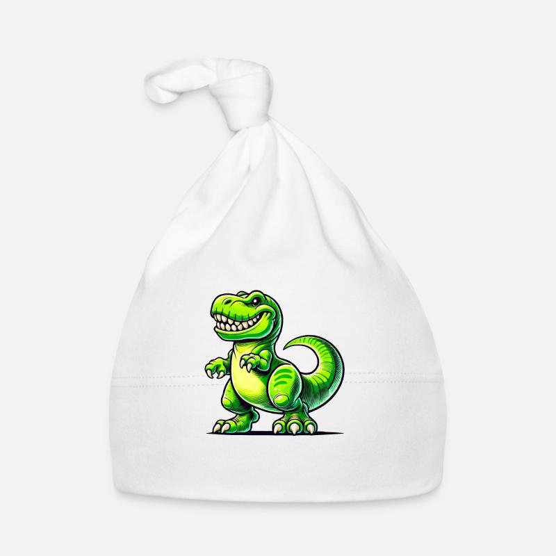 Dinosaur T-Rex Organic Baby Cap
