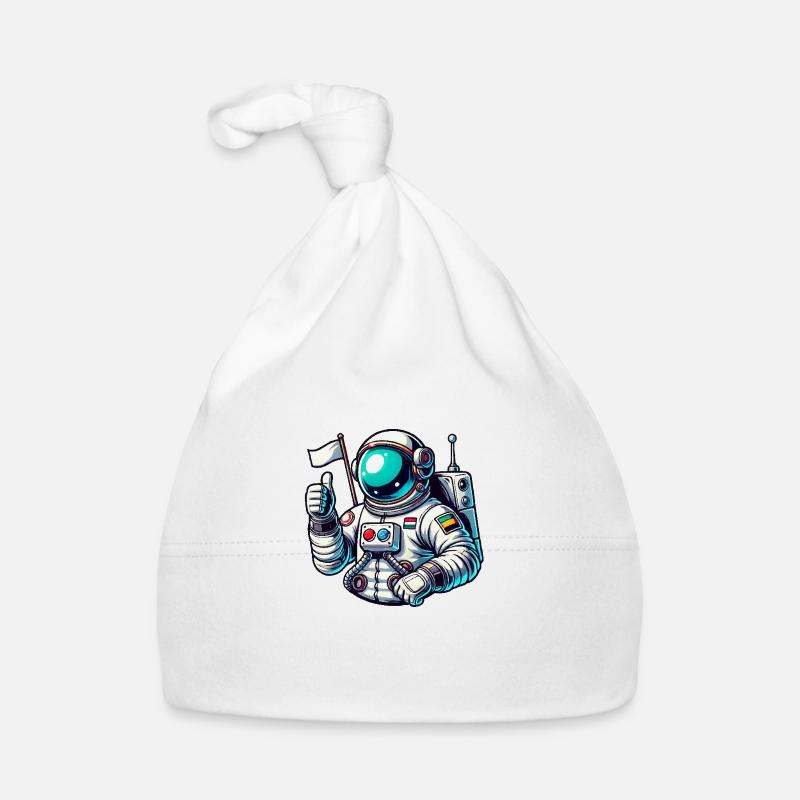 Astronaut Comic Baby Bio-Mütze