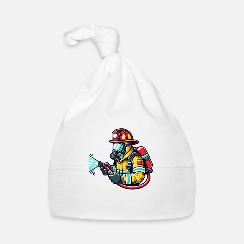 pompiers Bonnet bio Bébé