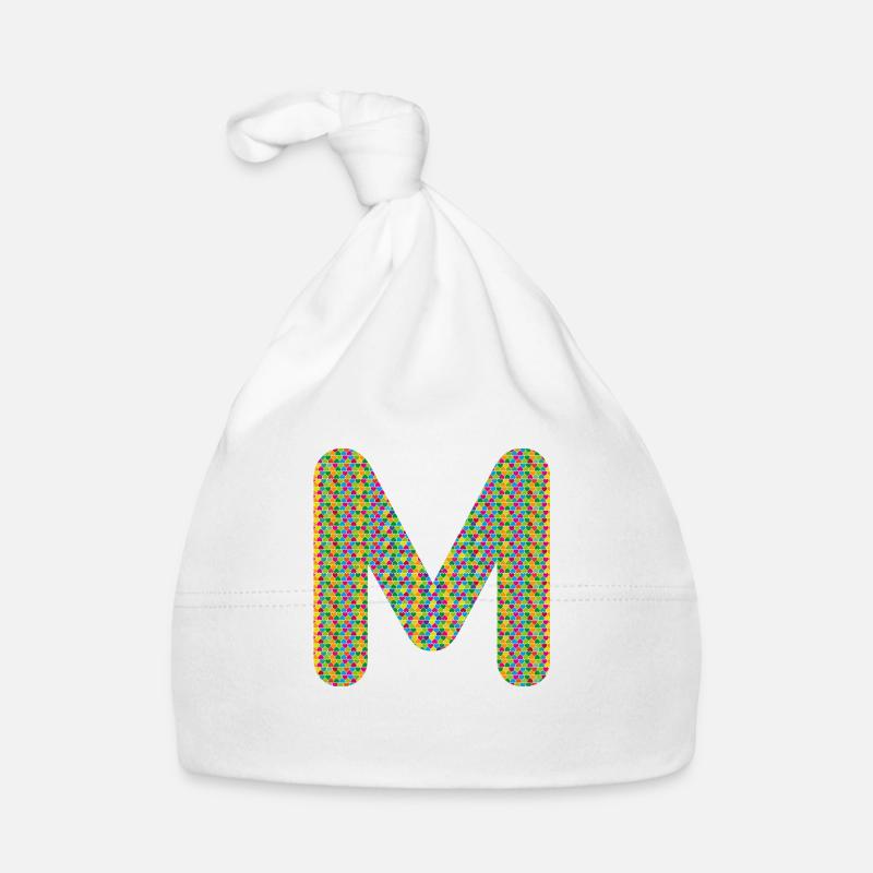 Buntes Herz M Design – Einzigartig & Stylisch! Baby Bio-Mütze