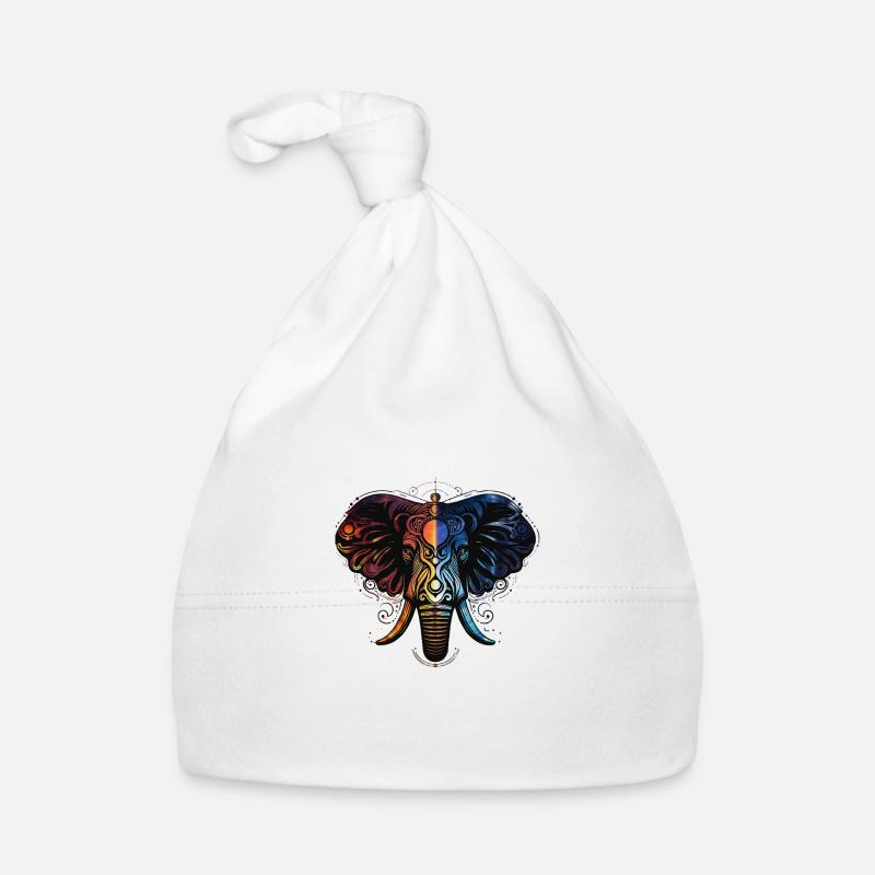 Elephant Fire Water Organic Baby Cap