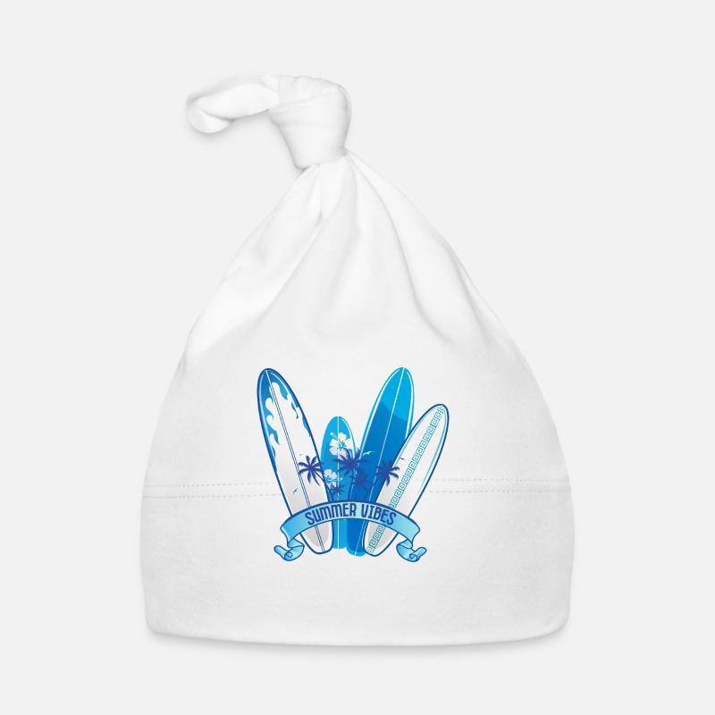 Summer vibes 3 Organic Baby Cap