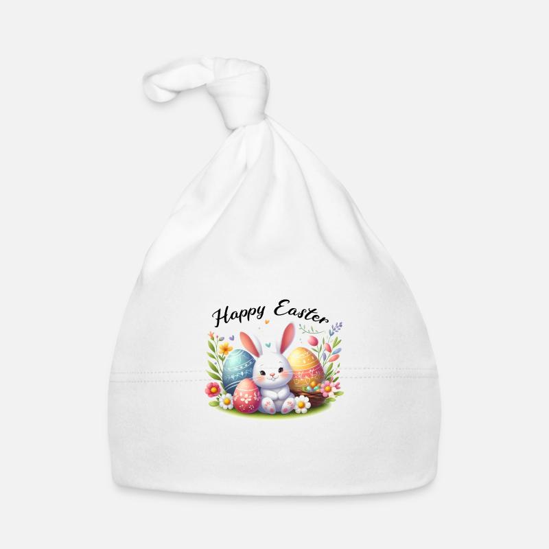 Joyeux lapin de Pâques Bonnet bio Bébé