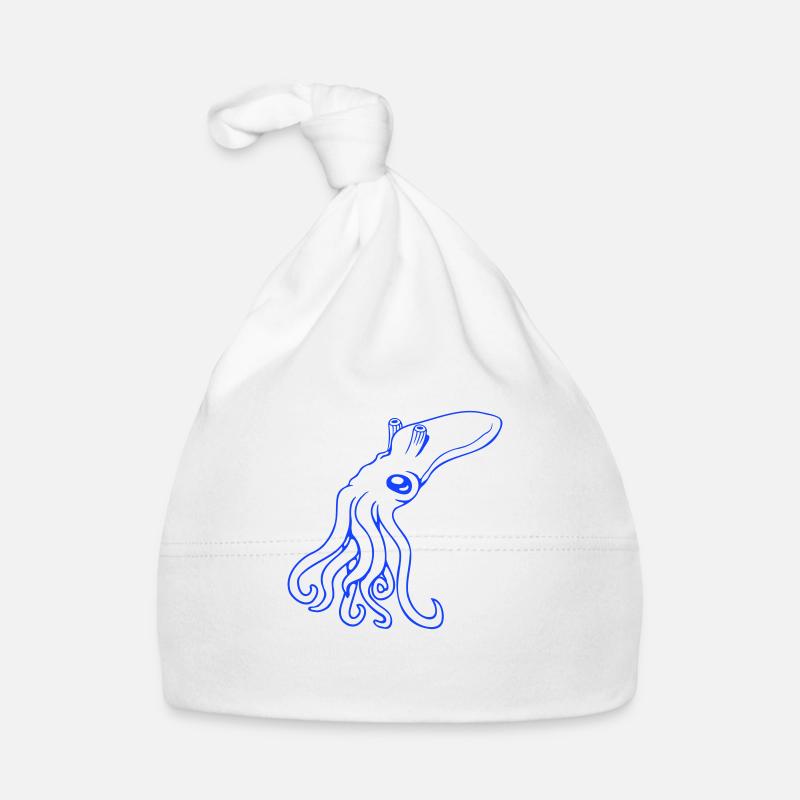Pieuvre, Pieuvre, Pieuvre, Céphalopode, Calmar géant Bonnet bio Bébé